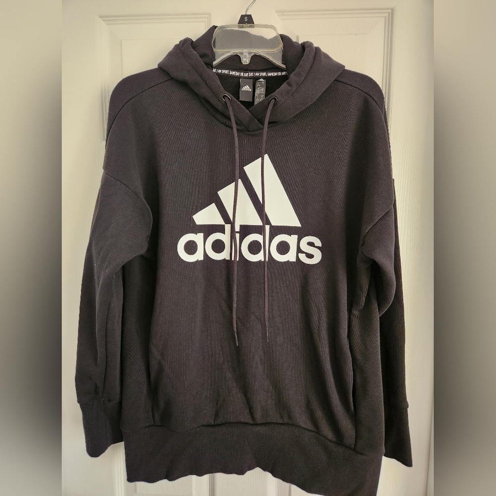 Adidas Essential Big Logo Fleece Hoodie